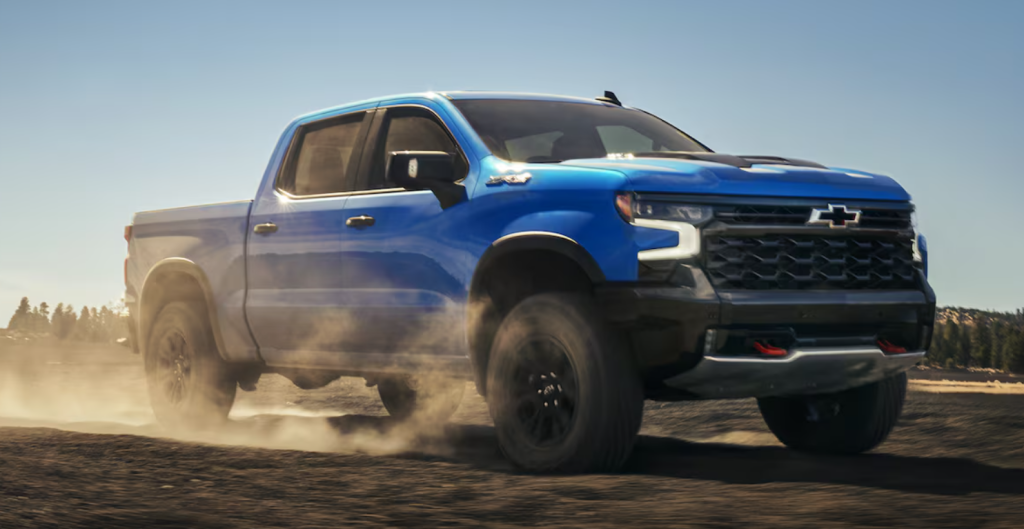 blue silverado 1500